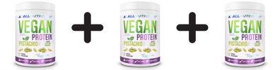3 x Allnutrition Vegan Protein, Pistachio - 500g