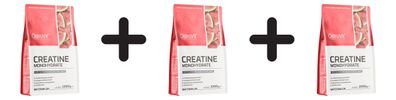 3 x OstroVit Creatine Monohydrate, Watermelon - 1000g