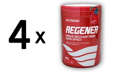 4 x Nutrend Regener, Red Fresh - 450g