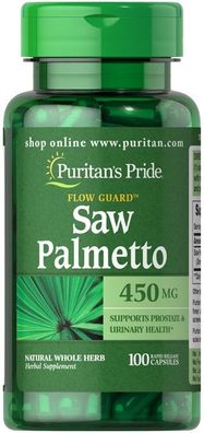 Saw Palmetto, 450mg - 100 caps