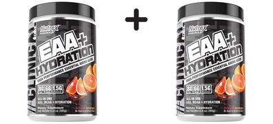 2 x Nutrex EAA + Hydration, Blood Orange - 390g