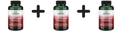3 x Swanson Homocysteine Formula - 120 caps