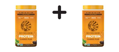 2 x Sunwarrior Classic Plus Organic (750g) Chocolate