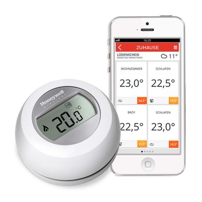 Teamgroup Funk-Raumthermostat evohome T87RF2059 Weiß
