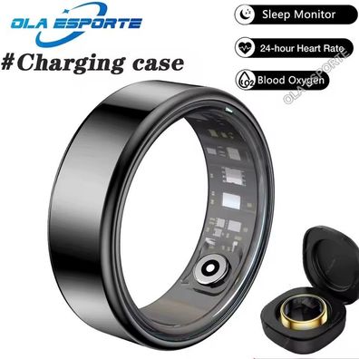 Neue Smart Ring Wasserdicht Gesundheit Monitor Smartring Nehmen Foto Übung Rekord Blu