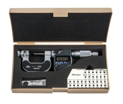 Mitutoyo Mikrometer 0-25 mm 326-351-30 mit auswechselbarer Spitze