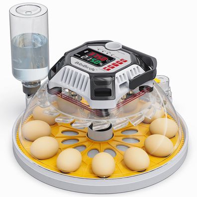 Triocottage Brutautomat 12 Eier Inkubator mit Eierwende Feuchte Temp Eierlicht