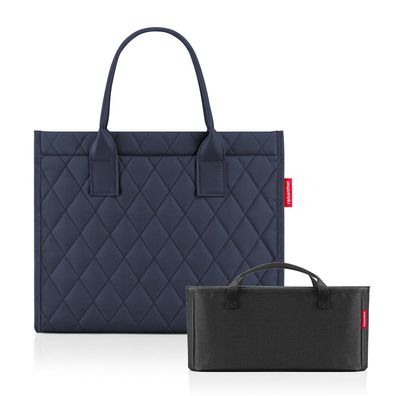reisenthel Set Daily Shopper + Organizer DNBX, rhombus midnight + black, Damen
