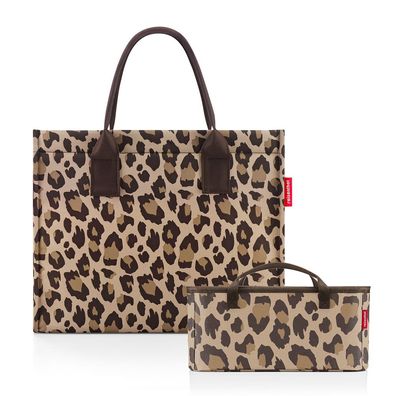 reisenthel Set Daily Shopper + Organizer DNBX, leo macchiato, Damen
