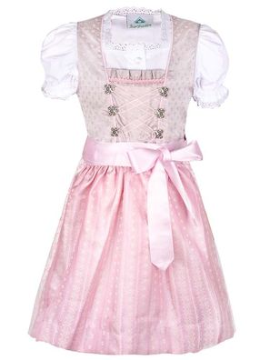 Kinderdirndl mit Bluse 43114 rosa Isar-Trachten - Größe: 98