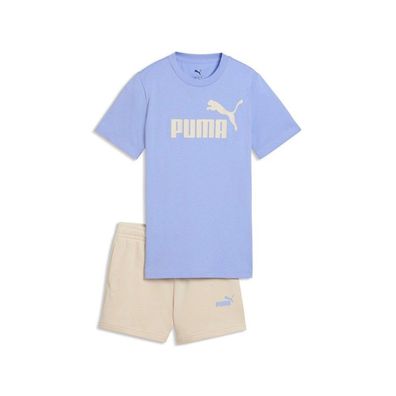 Puma Kinder Knitted Suits ESS No.1 Logo Tee and Shorts Set G 686307