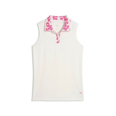 Puma Damen Poloshirt W Modalon Floral Rib SL Polo 635043