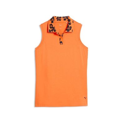 Puma Damen Poloshirt W Modalon Floral Rib SL Polo 635043