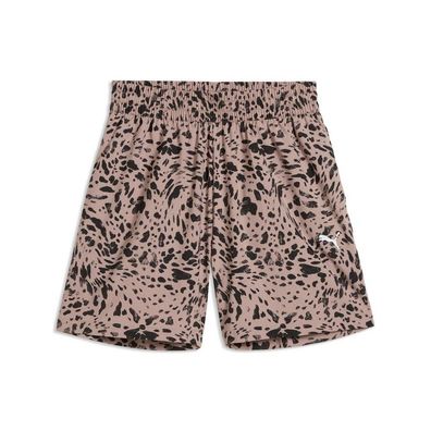 Puma Damen Sportshorts Ess Graphic Animal High-Rise Aop Woven Shorts 4” 691823