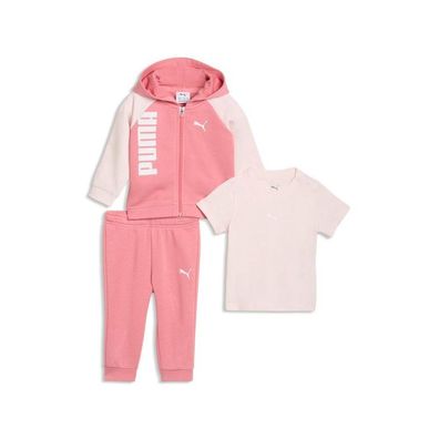 Puma Kinder Trainingsanzug Minicats Tee, Hooded FZ And Pants Set TR Inf 693292