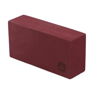 Yogablock Asana Brick dunkelrot