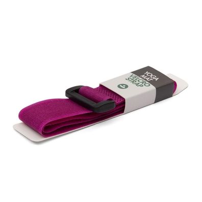 Yogamatten-Klettband aubergine