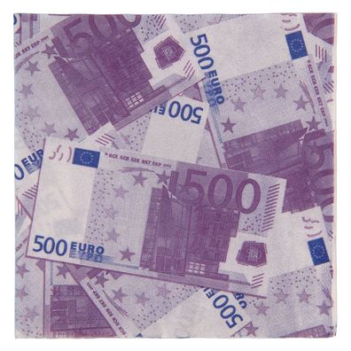 Clayre & Eef Servietten Papier 20er Set 33x33 cm Weiß Papier (Gr. 33x33 cm (20))