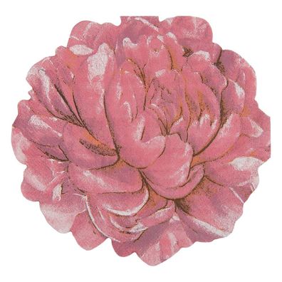 Clayre & Eef Servietten Papier 20er Set Blume 33x33 cm Rosa Papier