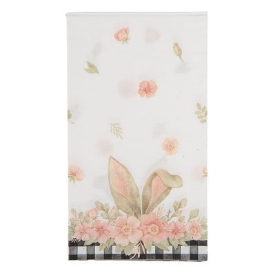 Clayre & Eef Servietten Papier 20er Set 33x40 cm Weiß Papier (Gr. 33x40 cm (20))