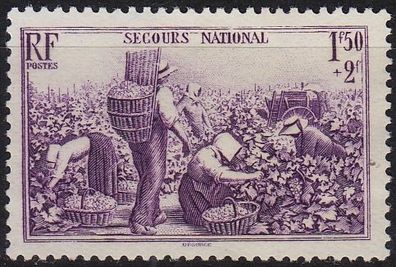 Frankreich FRANCE [1940] MiNr 0498 ( oG/no gum )