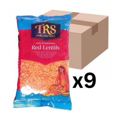 9er-Pack TRS Red Lentils rote Linsen 500g