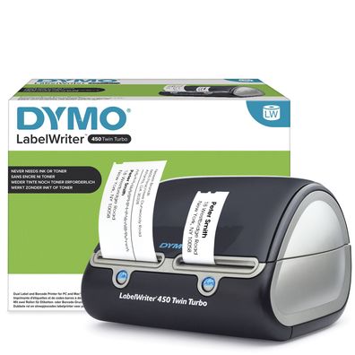 Dymo LabelWriter 450 Twin Turbo - Etikettendrucker - Thermodirekt - Rolle (6,2 cm)
