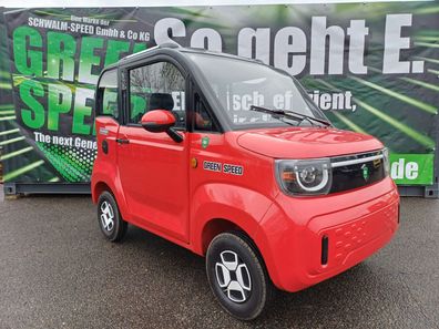 4 Rad Elektro Kabinenroller Green-Speed Microcar "TOM" 2 Sitzer side by side Miniauto