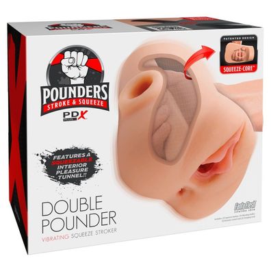 Pipedream PDX - Vibrations-Masturbator mit Squeeze-Grip