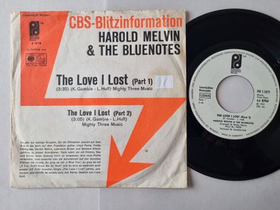 Harold Melvin & the Bluenotes - The Love I Lost 7'' Vinyl Germany PROMO