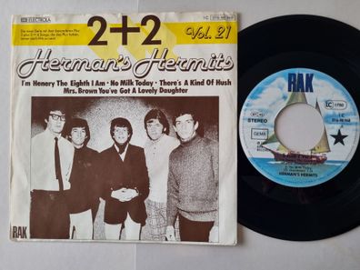 Herman's Hermits - 2 Plus 2/No Milk Today/ There's A Kind Of Hush 7'' Vinyl EP