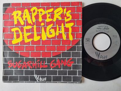 Sugarhill Gang - Rapper's Delight 7'' Vinyl France LONG & SHORT Version