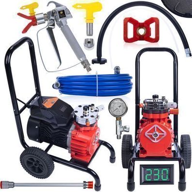 Rosfix Farbspritzgerät Strong Storm RSS05 – 3500W 22MPa 18L/min | LCD-Anzeige