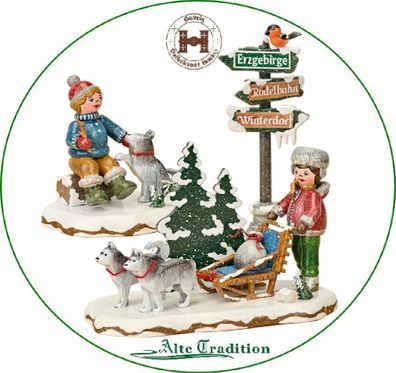 Hubrig Winterkinder 2026 - 3er Set Oscar, Durch den Winterwald , Wegweiser