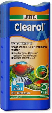 JBL Clearol Wasserklärer 100ml Reduziert Schwebepartikel und klärt das Wasser