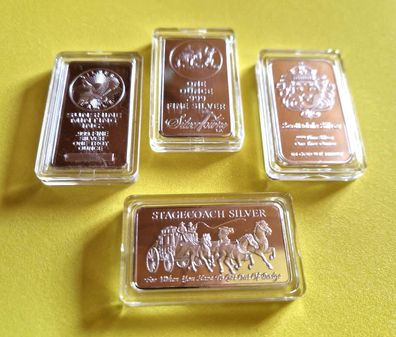4 x USA Barren/Scottsdale/Silvertowne/Stagecoach/Sunshine Mint (USA230426)