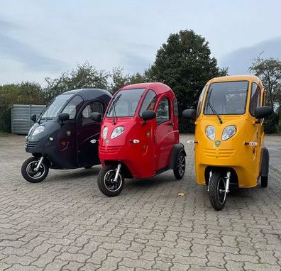 3-Rad Elektro Kabinenroller "TRIKE" (25km/h) MOFA ab 15 Jahren/Führerscheinfrei