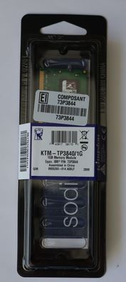 NEU: 1GB Kingston DDR2 RAM KTM-TP3840/1G Arbeitsspeicher SODIMM Laptop PC 1 GB