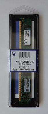NEU: 2GB Kingston DDR3 RAM KTL-TCM58BS/2G Arbeitsspeicher DIMM Laptop PC 2 GB