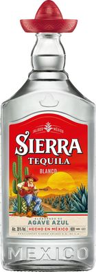Sierra Tequila Blanco 35 % vol., 1 l