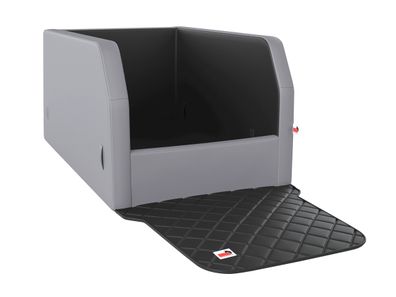 Autohundebett Travelmat RS Rücksitz, Schwarz-Silber