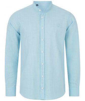 Herren Hemd Langarm Sommer Mao-Kragen Indumentum H-321 S-5XL leicht NEU