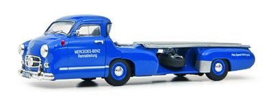 Schuco 450253800 MB Renntransporter blau 1:43 1:43