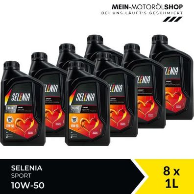 Selenia Sport 10W-50 8x1 Liter