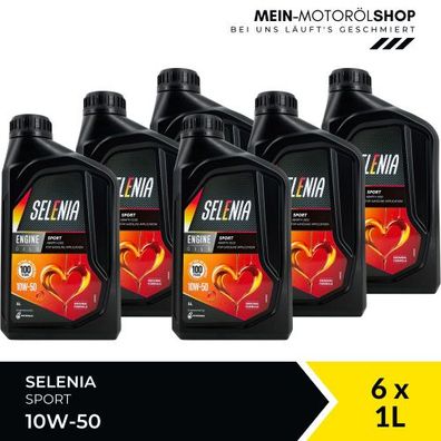 Selenia Sport 10W-50 6x1 Liter