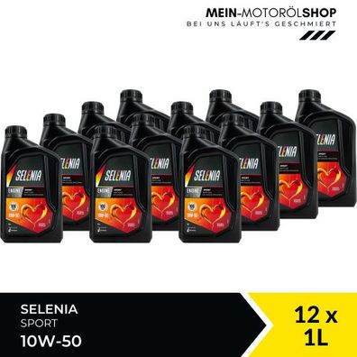 Selenia Sport 10W-50 12x1 Liter