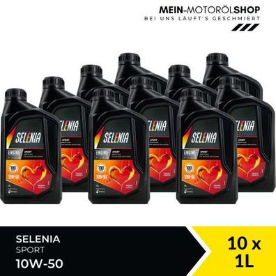 Selenia Sport 10W-50 10x1 Liter