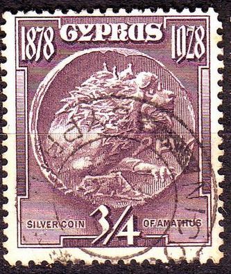 ZYPERN CYPRUS [1928] MiNr 0108 ( O/used )