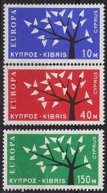 ZYPERN CYPRUS [1963] MiNr 0215-17 ( * */mnh ) CEPT