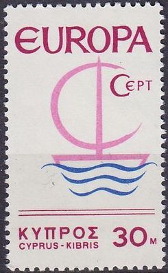 ZYPERN CYPRUS [1966] MiNr 0271 ( * */mnh ) CEPT